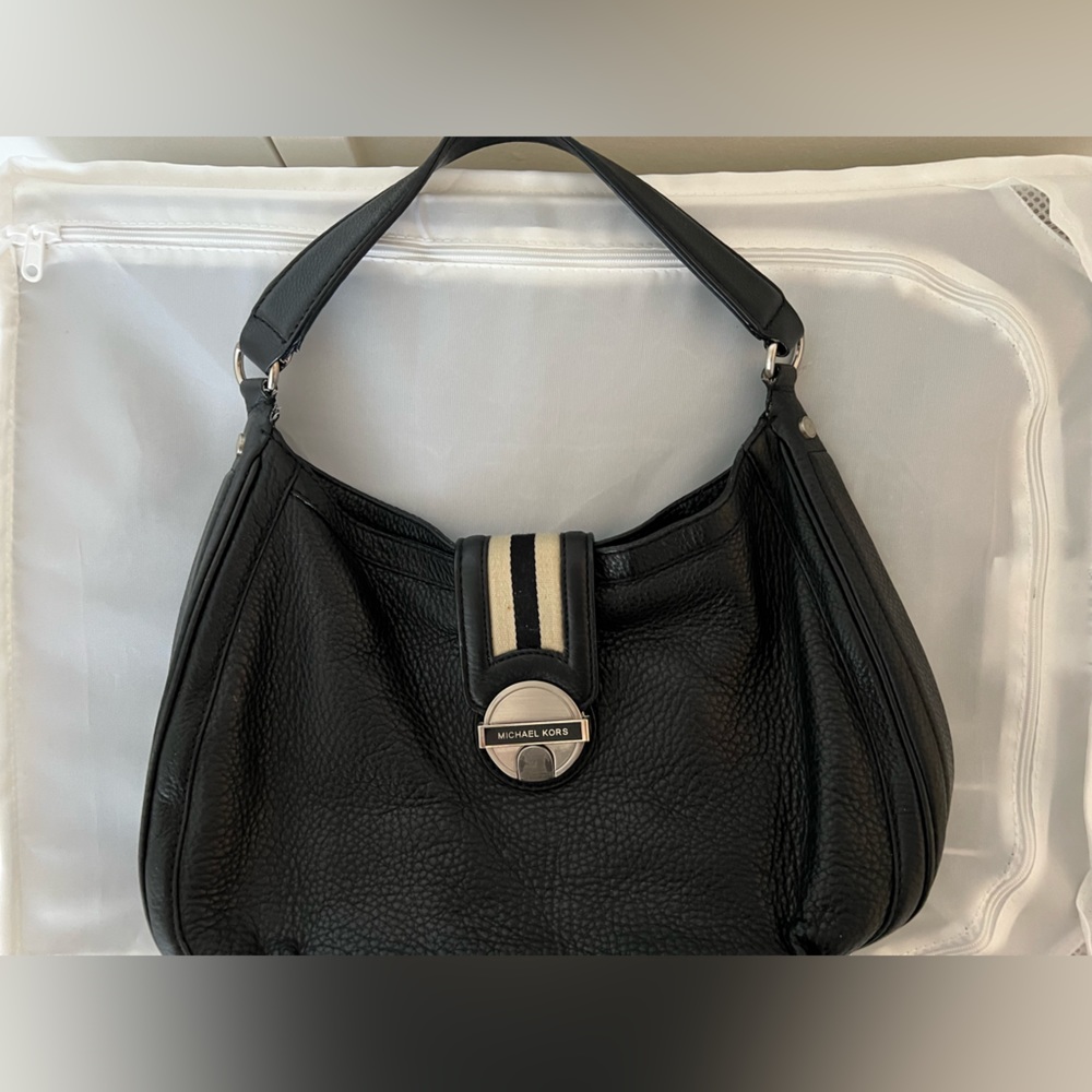 Michael Kors Black Leather Bag